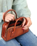 کیف چرم دستی و مجلسی زنانه مدل لارا - Image 9