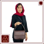 کیف زنانه چرم آرمیس قهوه ای فلوتر