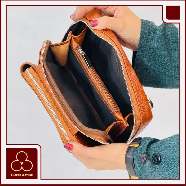 کیف اسپرت چرمی دو کاره مدل رابن - Image 7