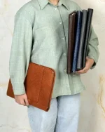 کیف چرم کلاسوری مدل سینا