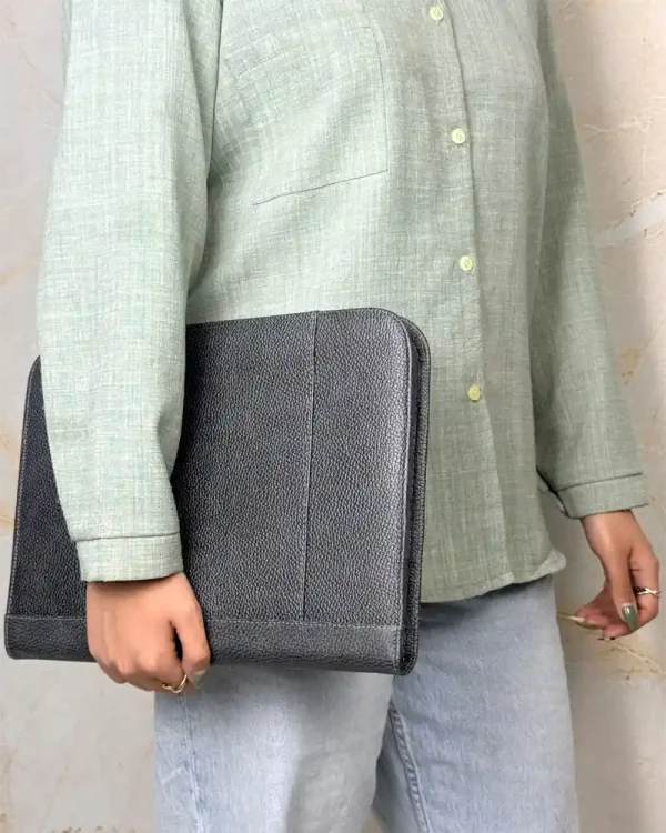 کیف چرم کلاسوری مدل سینا - Image 5