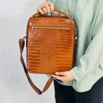 کیف چرم اسپرت دانشگاهی مدل الکس - Image 7