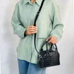 کیف چرم زنانه دستی دوشی مدل ژینوس - Image 8