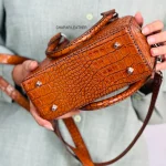 کیف چرم زنانه دستی دوشی مدل ژینوس - Image 12