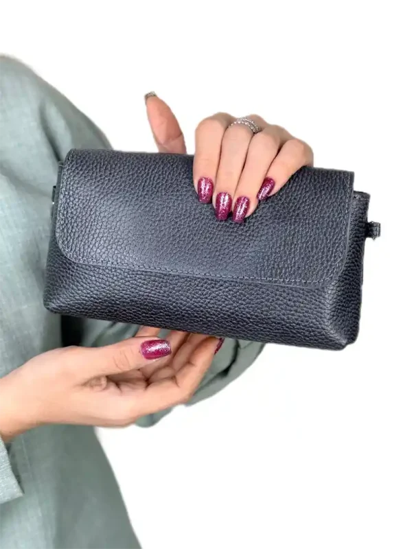 کیف چرمی دوشی زنانه مدل تیرداد - Image 9