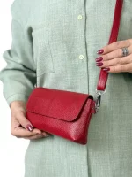 کیف چرمی دوشی زنانه مدل تیرداد - Image 10