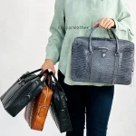 کیف اداری چرم طبیعی مدل جسیکا کوچک کاور
