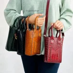 کیف چرم کوچک زنانه مدل دنیز کاور