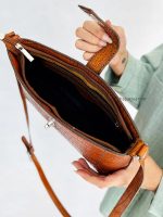 کیف چرم زنانه دوشی مدل فیونا - Image 15