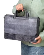 کیف اداری چرم طبیعی مدل آلبرتو کوچک - Image 7