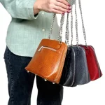 کیف دوشی زنانه چرم مدل دارا کوچک