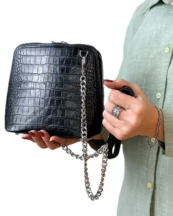 کیف دوشی زنانه چرم مدل دارا کوچک - Image 2