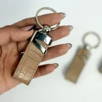 جاکلیدی چرم طبیعی کرم کروکودیل