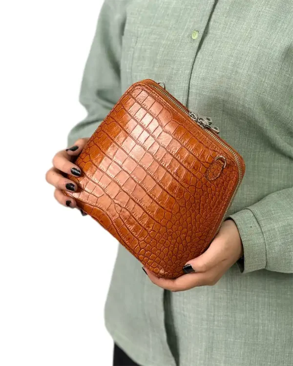کیف دوشی زنانه چرم مدل دارا کوچک - Image 7