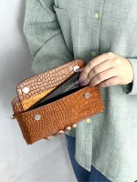 کیف اسپرت دوشی و دستی چرم طبیعی مدل طهماسب - Image 15