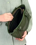 کیف دستی و دوشی چرم زنانه مدل اماندا - Image 10
