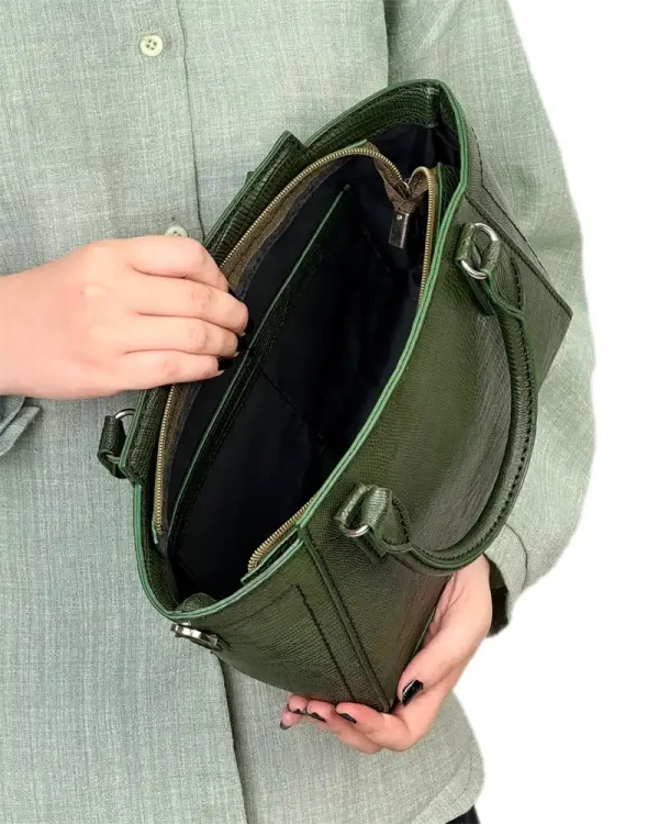 کیف دستی و دوشی چرم زنانه مدل اماندا - Image 10