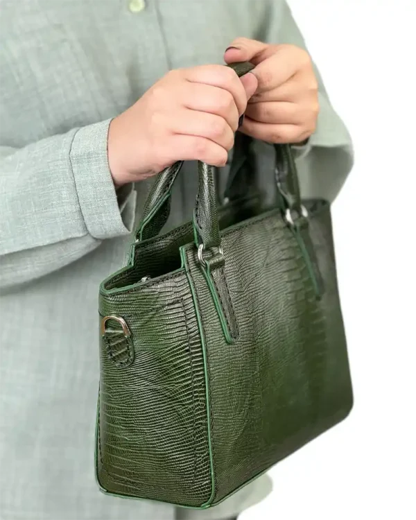 کیف دستی و دوشی چرم زنانه مدل اماندا - Image 4