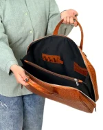 کیف اداری چرم گاوی طبیعی مدل سوزان - Image 6
