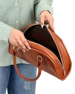 کیف چرم دستی و دوشی زنانه مدل تمنا - Image 7