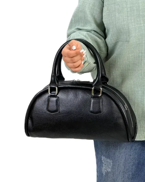 کیف چرم دستی و دوشی زنانه مدل تمنا - Image 5