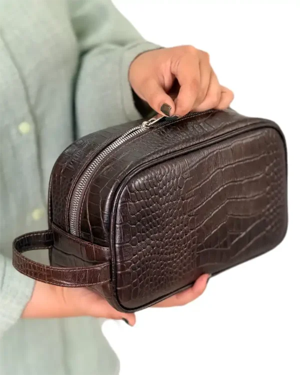 کیف دستی و شوزبگ چرم طبیعی مدل برزو - Image 10