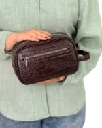 کیف دستی و شوزبگ چرم طبیعی مدل برزو - Image 8