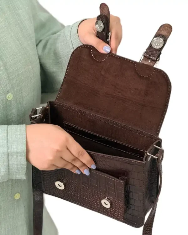 کیف زنانه چرمی مدل جولی - Image 9