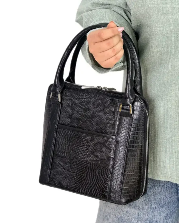 کیف دستی چرم زنانه مدل دارا متوسط - تصویر 2