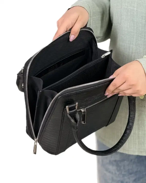 کیف دستی چرم زنانه مدل دارا متوسط - تصویر 5