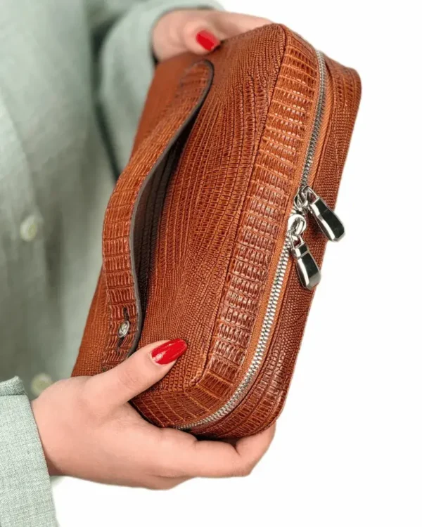 کیف دستی مردانه چرم طبیعی مدل توکا کوچک - تصویر 10