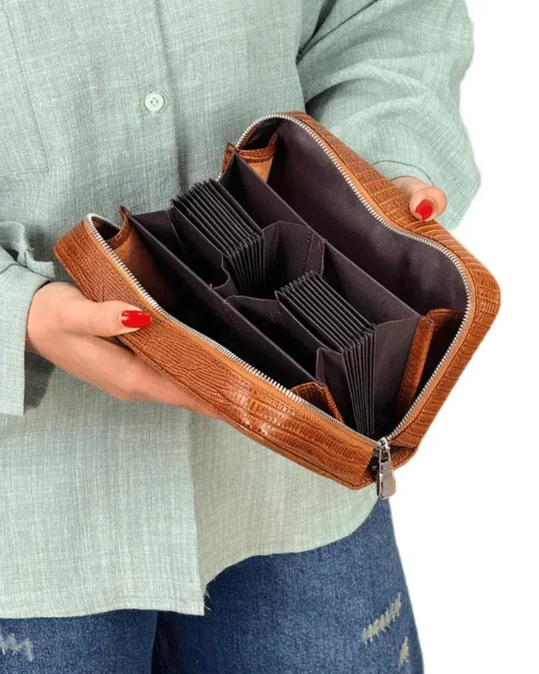 کیف دستی مردانه چرم طبیعی مدل توکا کوچک - تصویر 11